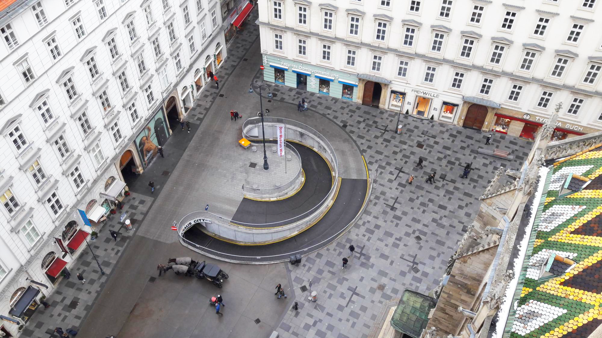 종탑에서 본 스테판플래츠