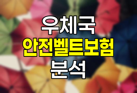 우체국안전벨트보험 특징과 보장내용 핵심분석