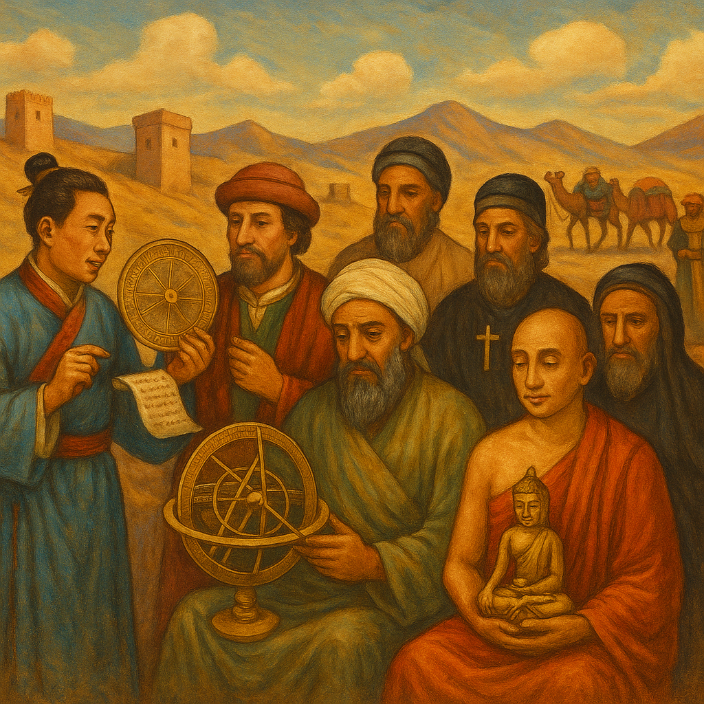 동서양의 문화 지식 종교가 교류하던 실크로드