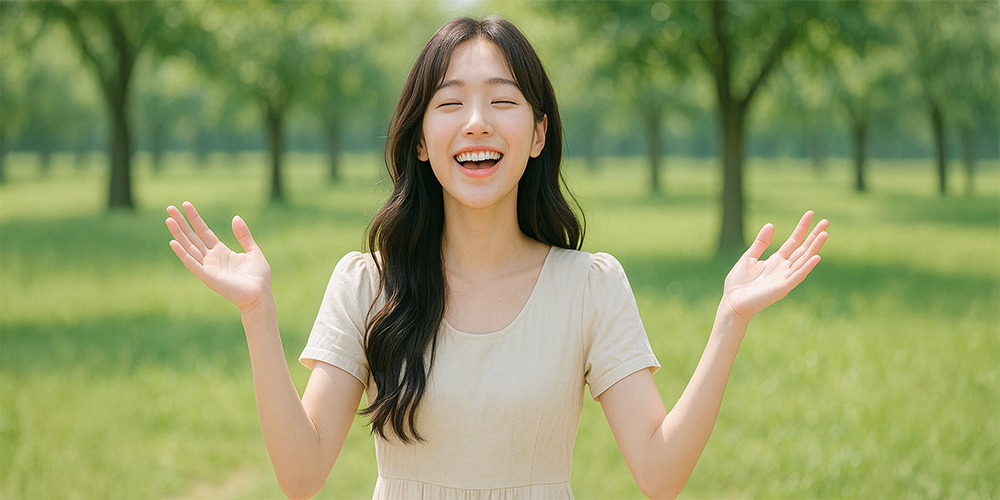 꿈에서 신에게 축복 받는 사람