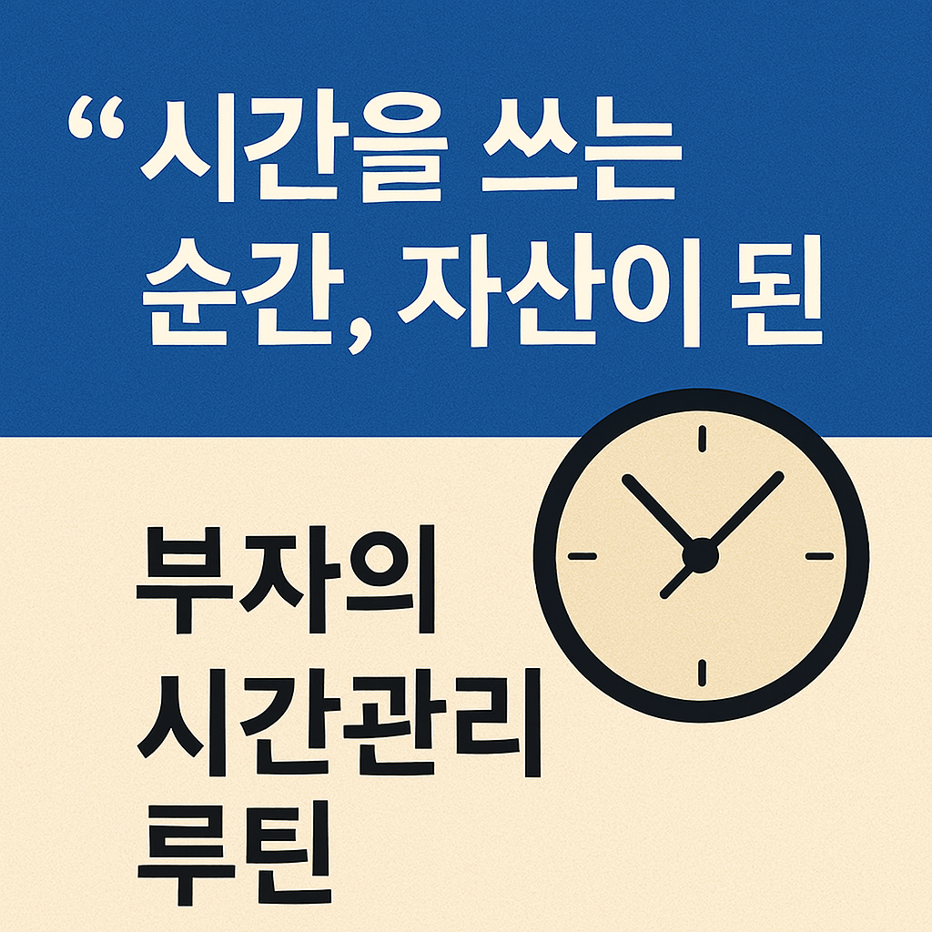부자들의 시간 사용법 &ndash; 하루 24시간을 자산으로 바꾸는 기술