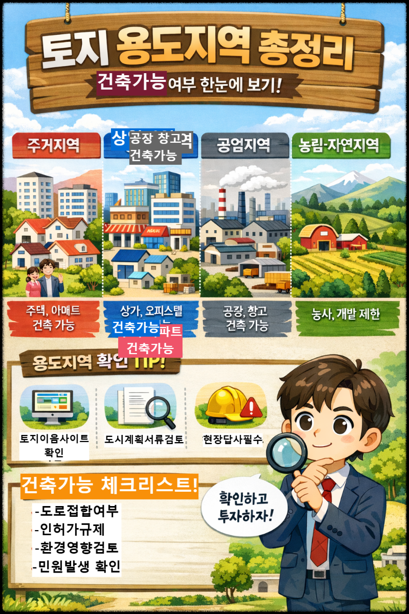 토지 용도지역 총정리