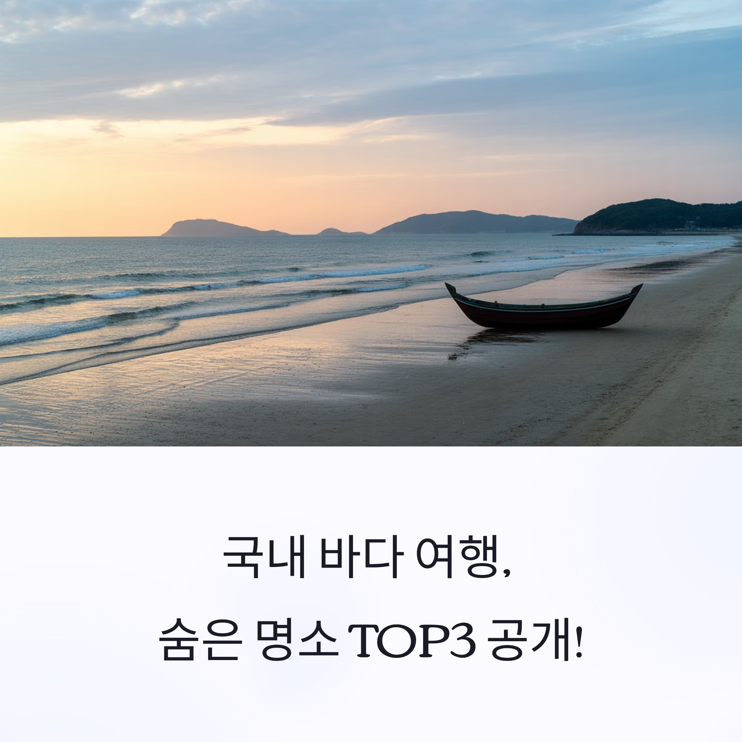 국내 바다 여행