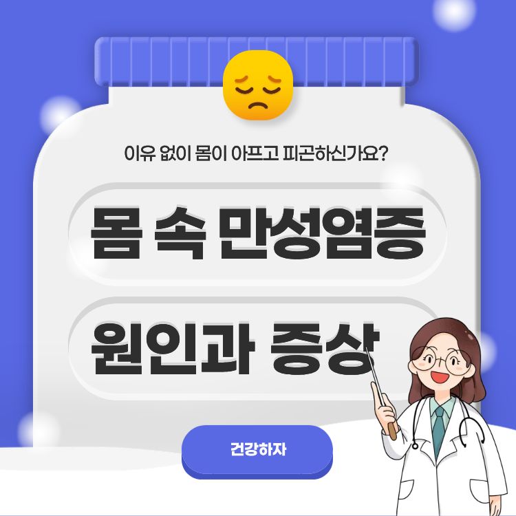 몸속 만성 염증 원인과 증상
