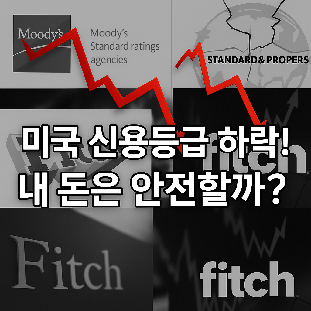 미국 신용등급 하락! 내 돈은 안전할까? 투자자라면 꼭 알아야 할 영향 분석