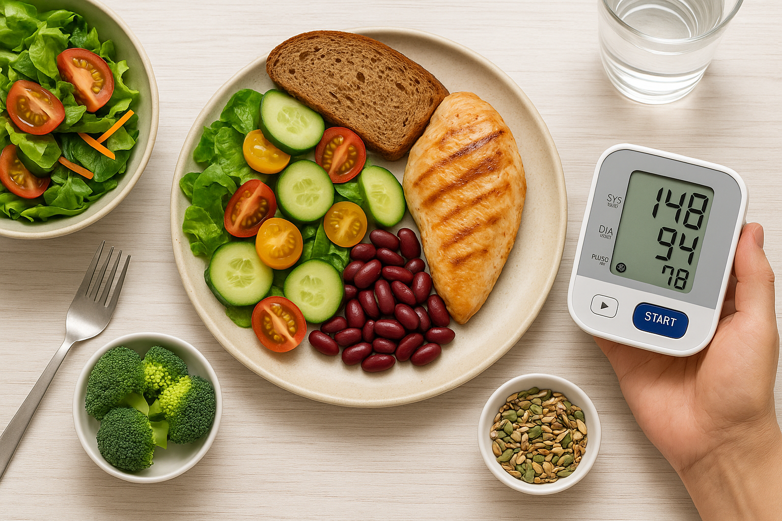 50대 이상 고혈압 환자를 위한 식사 가이드