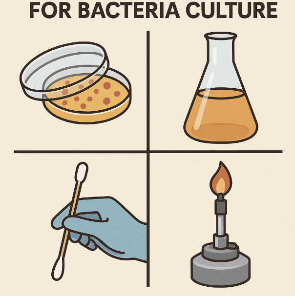 박테리아 배양 실험에 필요한 최적의 배지 및 필수 도구 안내