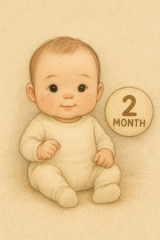 2개월 아기 이미지