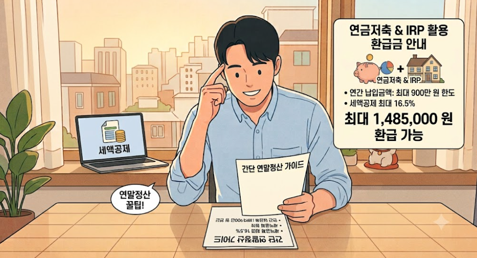 12월 전 연금저축/IRP 납입으로 최대 148만 5천 원 돌려받는 법