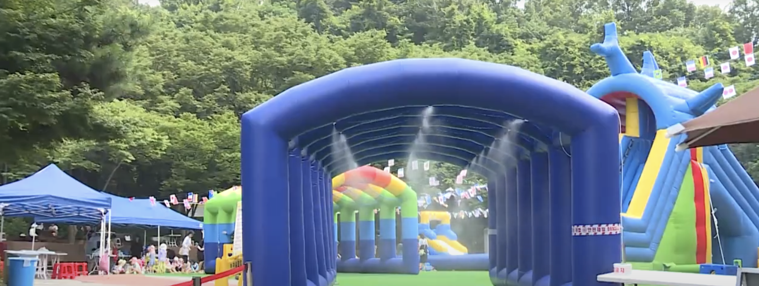 동대문구 중랑천 물놀이장 이미지