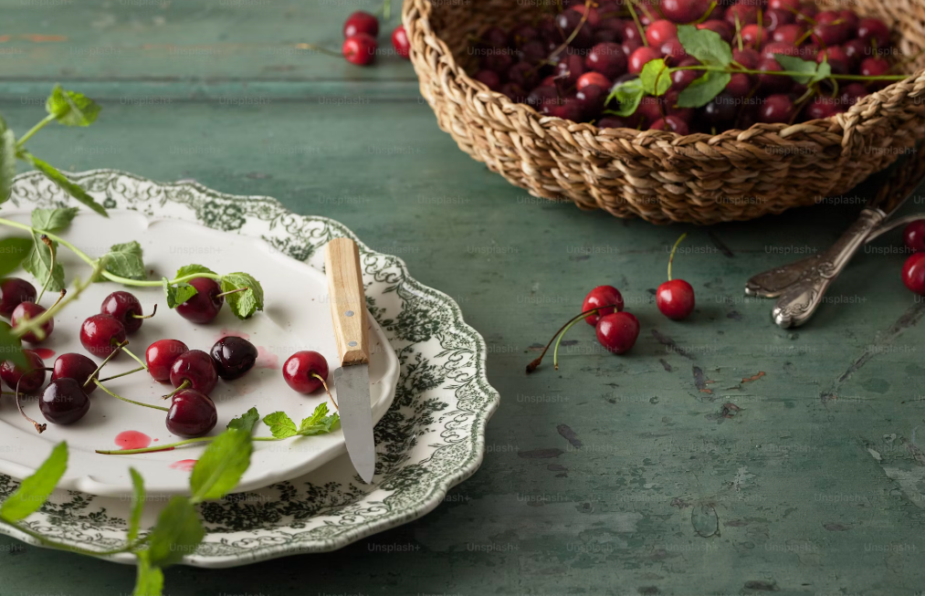 수면에 도움돼는 체리 음식 사진