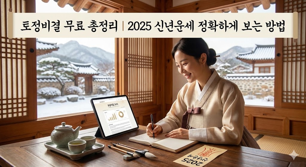 토정비결 무료 총정리