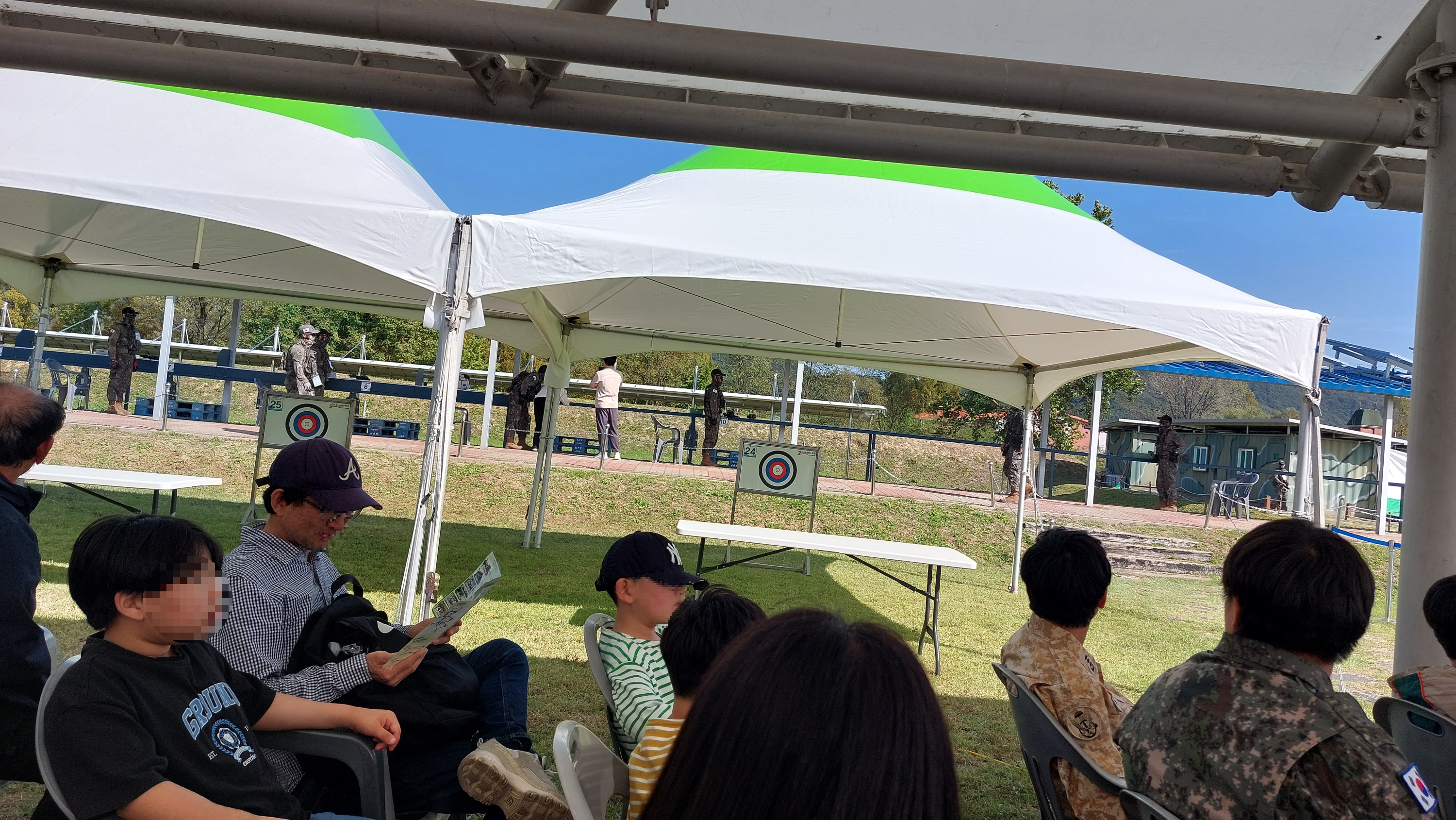 계룡 군문화 축제 사격체험장