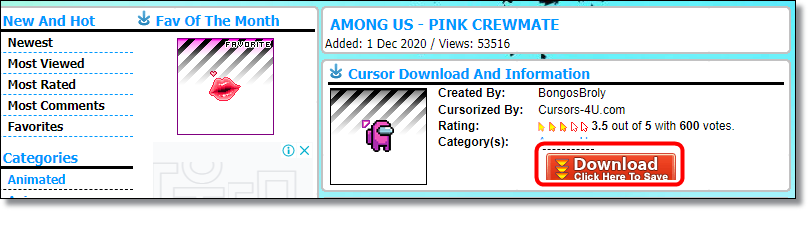 마우스-커서-다운로드-사이트