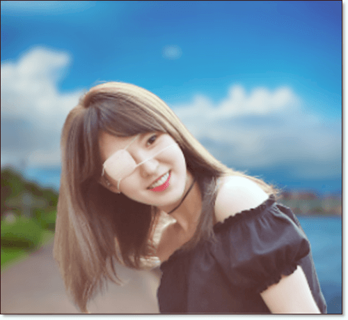 눈아픈 여성