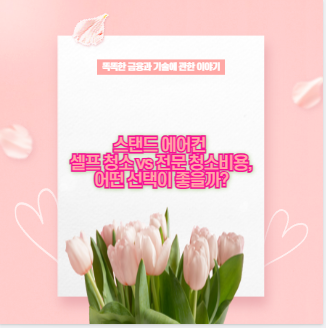 스탠드 에어컨 셀프 청소 vs 전문 청소비용, 어떤 선택이 좋을까?