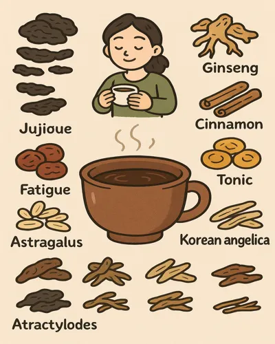 쌍화차 재료 구성과 약재별 효능33