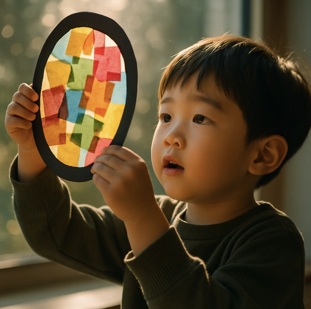 빛과 색의 조화, 스테인드글라스