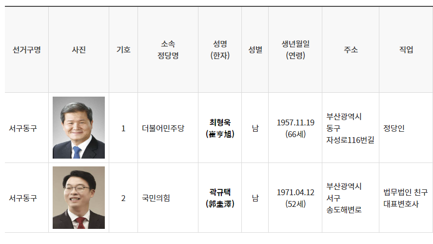 서구동구 선거구
