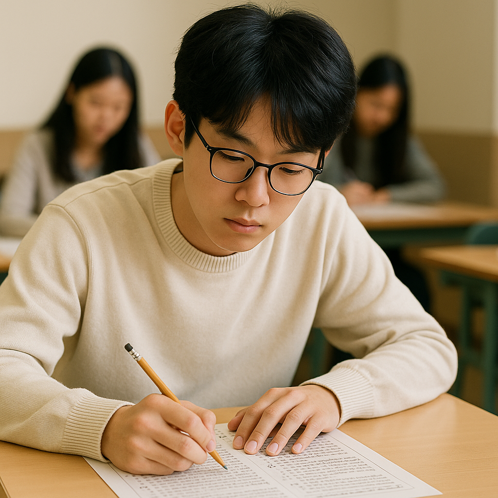 대학수학능력시험 원서접수