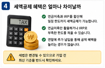 연금저축 vs IRP 차이점|어떤 계좌가 더 유리할까5