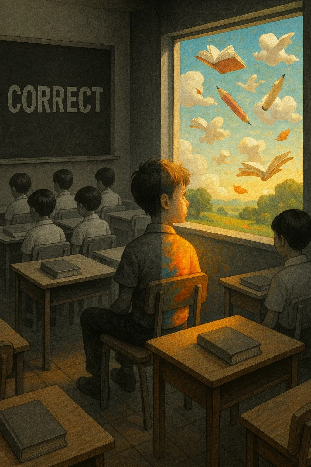 정답만을 요구하는 교육, 획일화