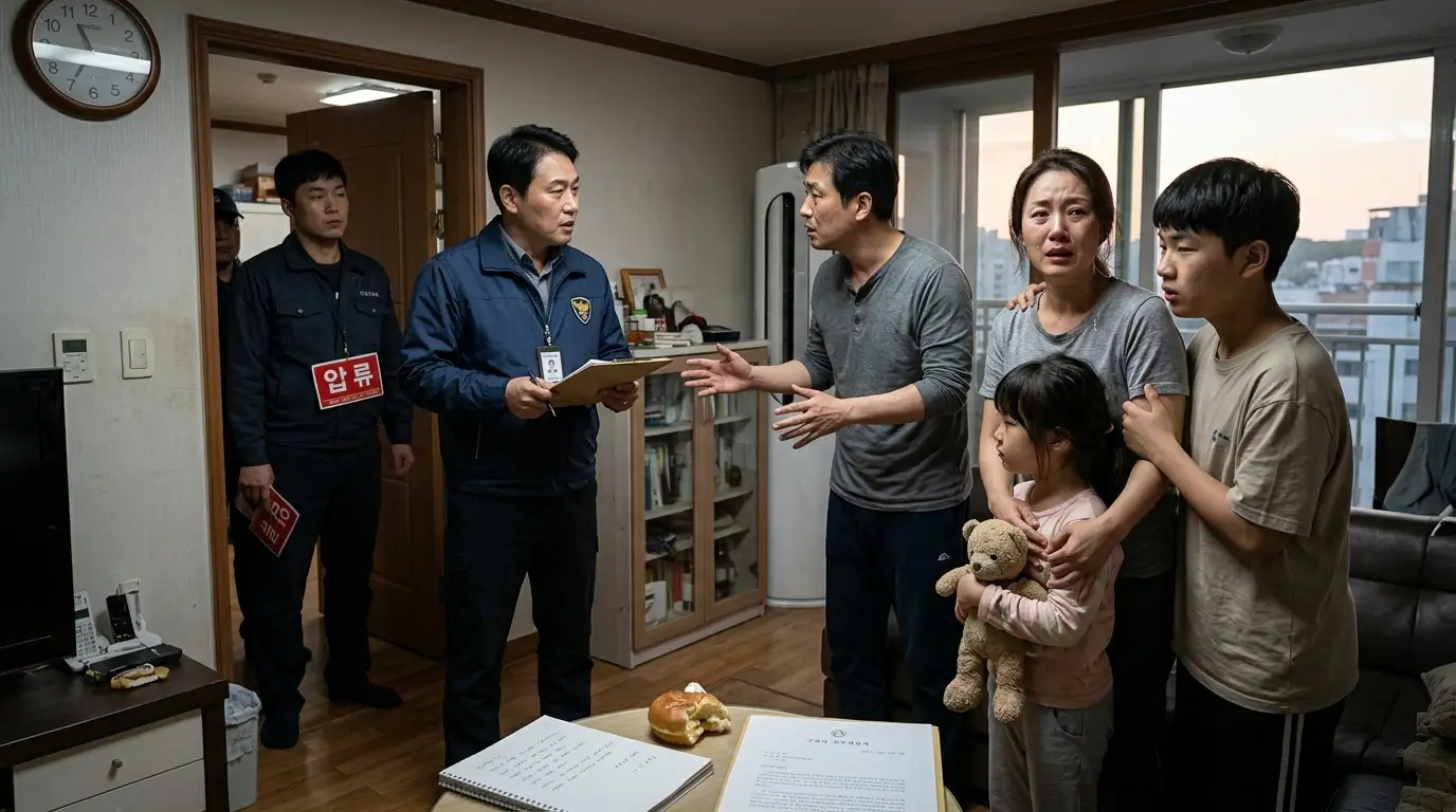 강제 집행의 공포 가족의 일상을 지키기 위한 골든타임