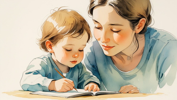 INFP 부모는 자녀의 감정을 누구보다 세심하게 바라보는 이들입니다에 관한 그림