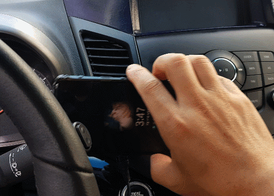 신지마운트 무선 충전 거치대 장착 과정