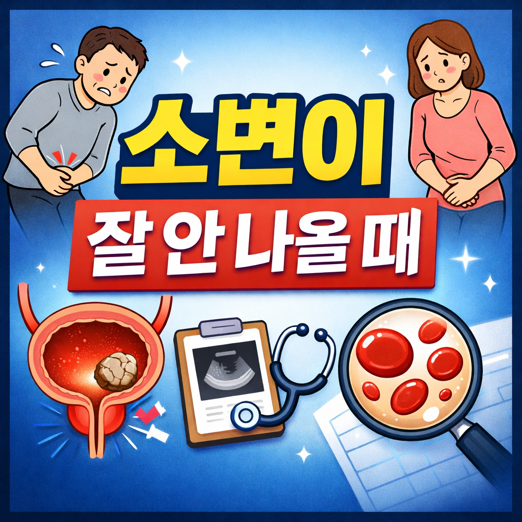소변이 잘 안나올때