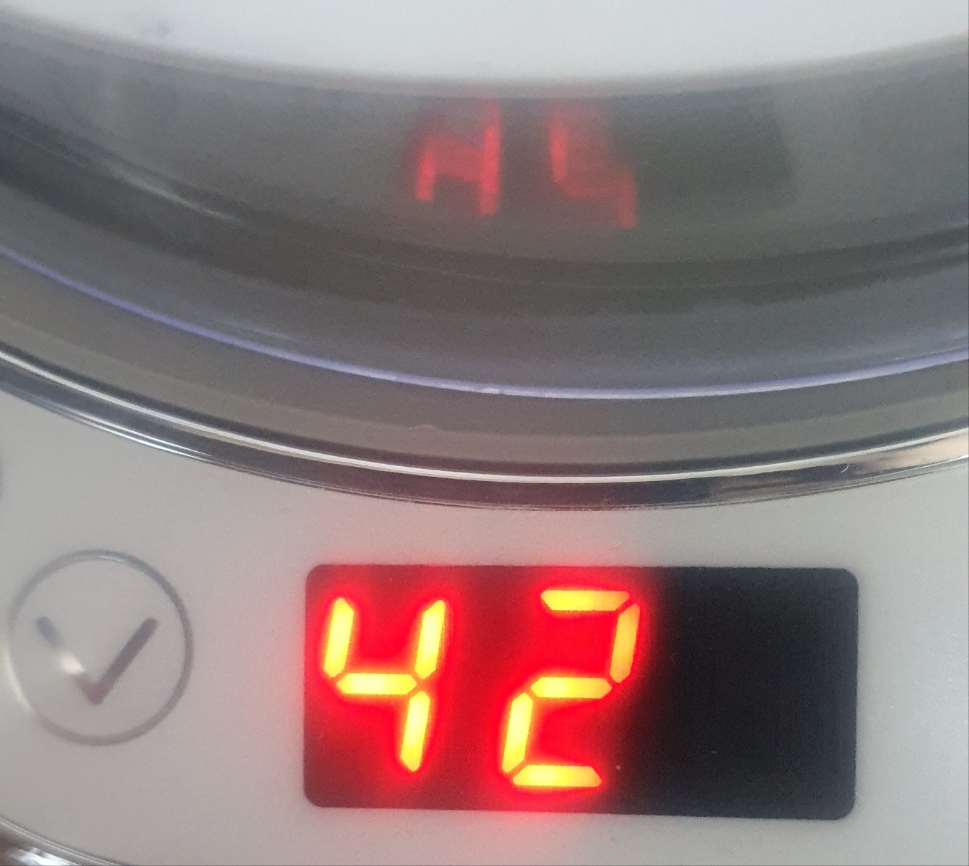 밥솥 발효 했던 42도에 맞춘 발효기