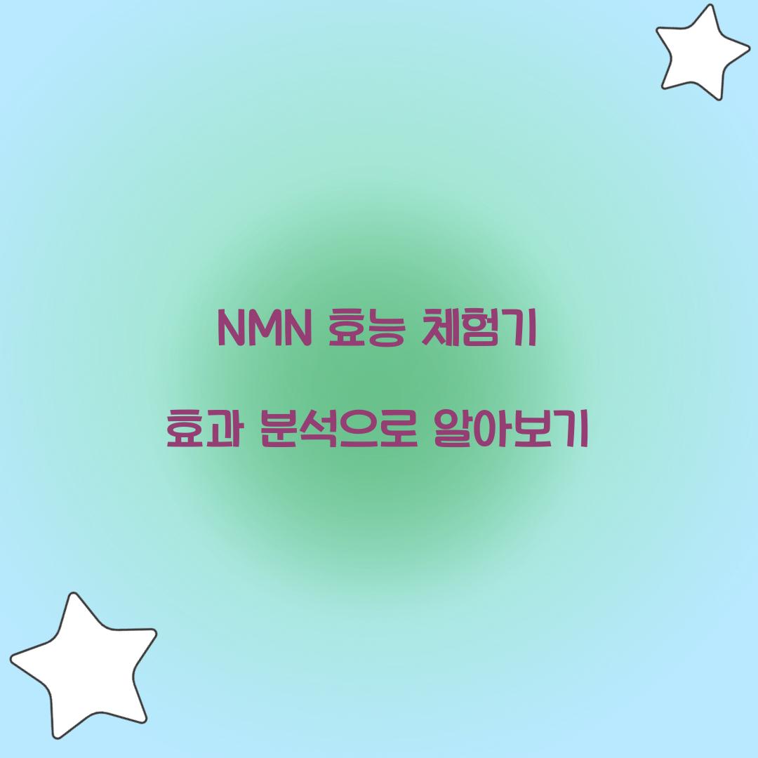 NMN 효능