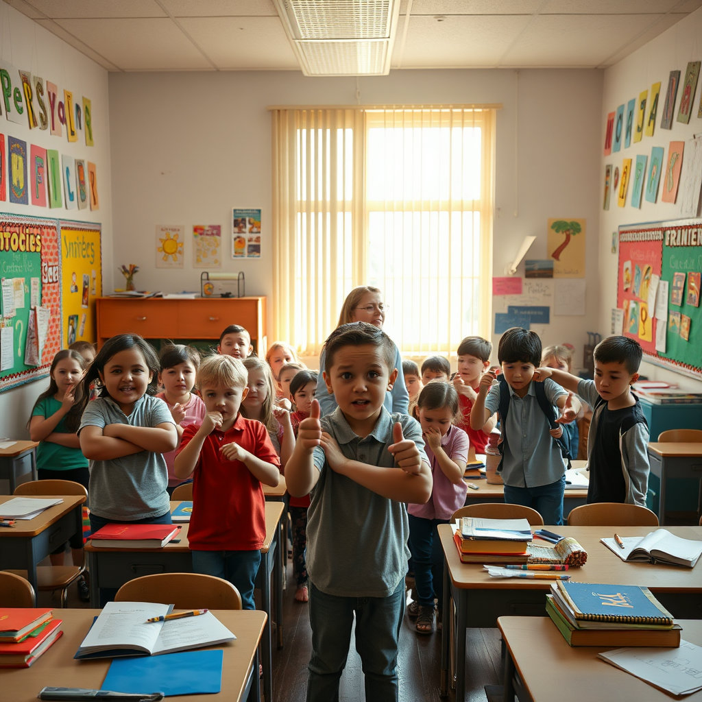 화를 내는 아이