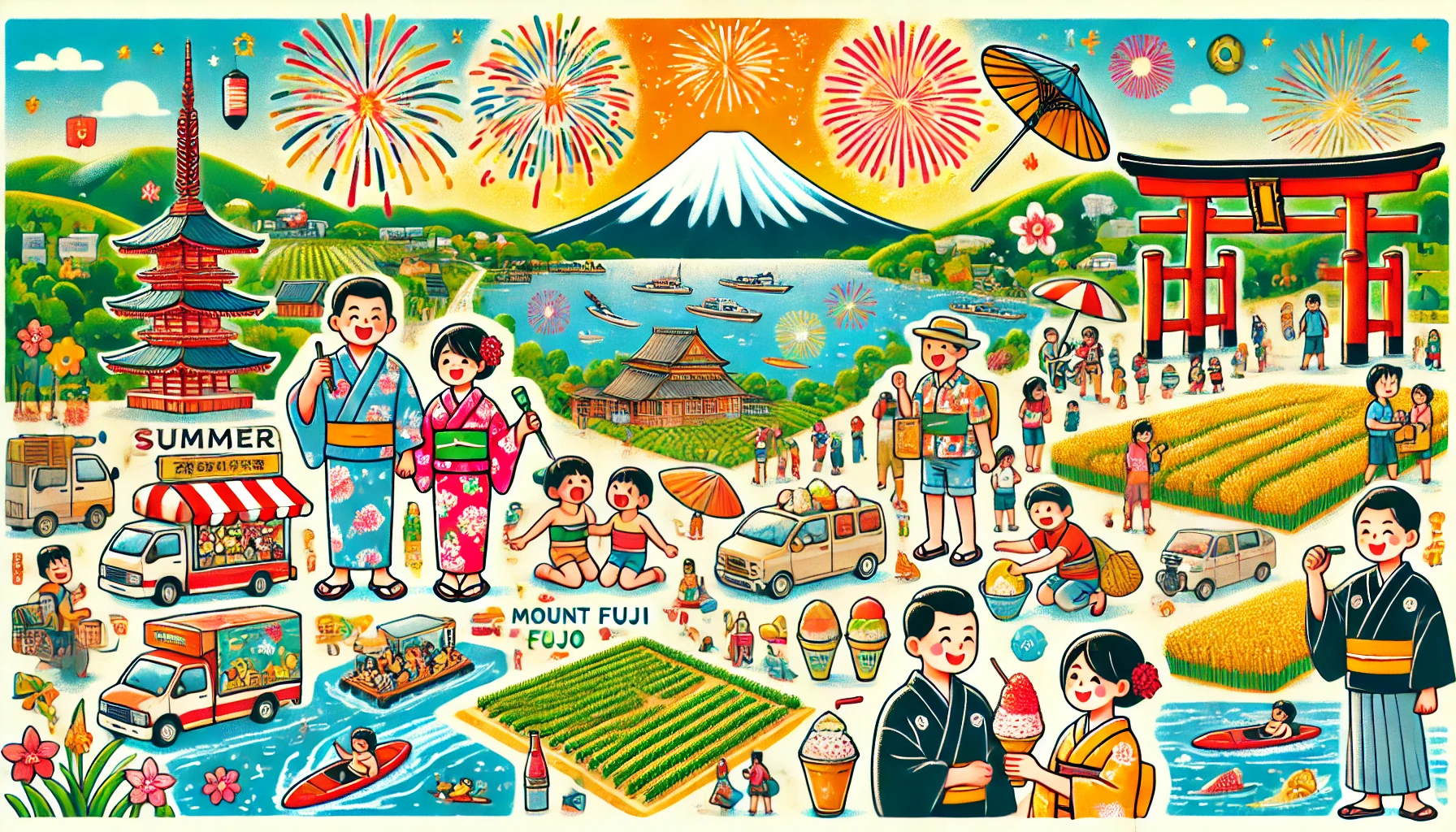 일본 여름여행 코스별 리스트