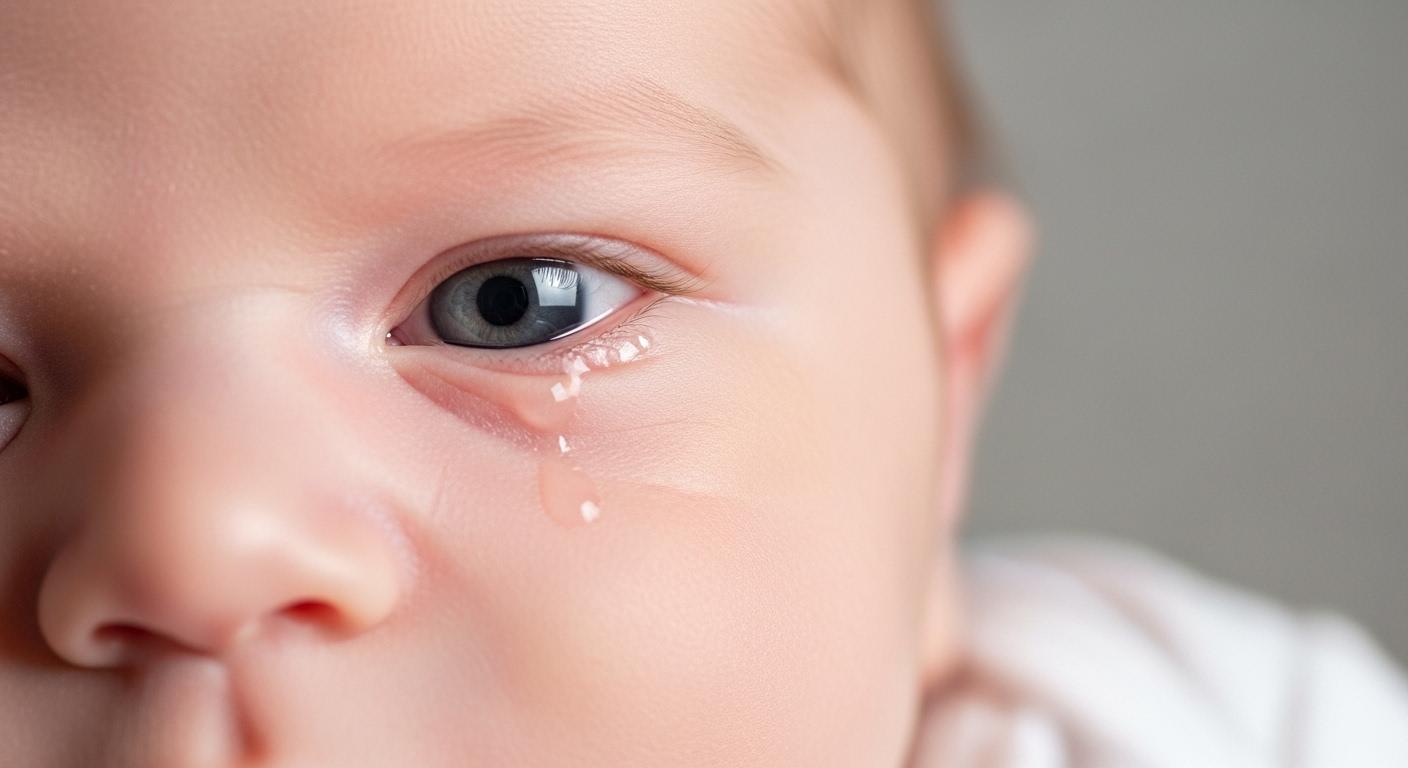 신생아 눈물샘 막힘