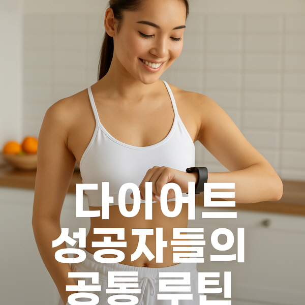 다이어트 성공자들의 공통 루틴