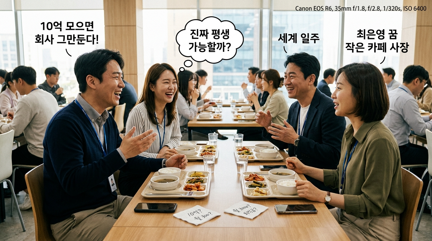 점심시간 10억 모으면 꿈 이야기 장면