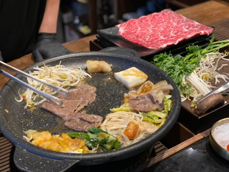 광주 궁동 스키야키집 '우향다실'