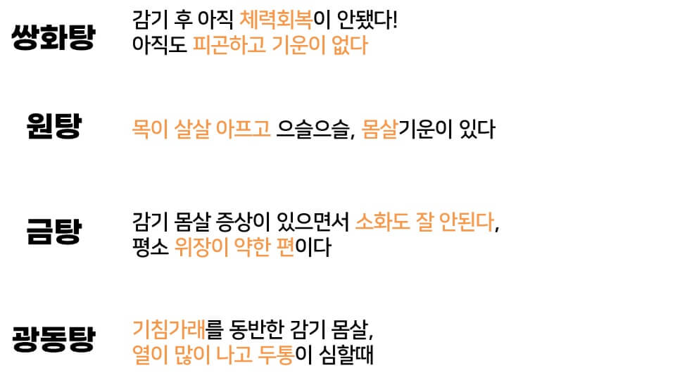 쌍화탕 효능