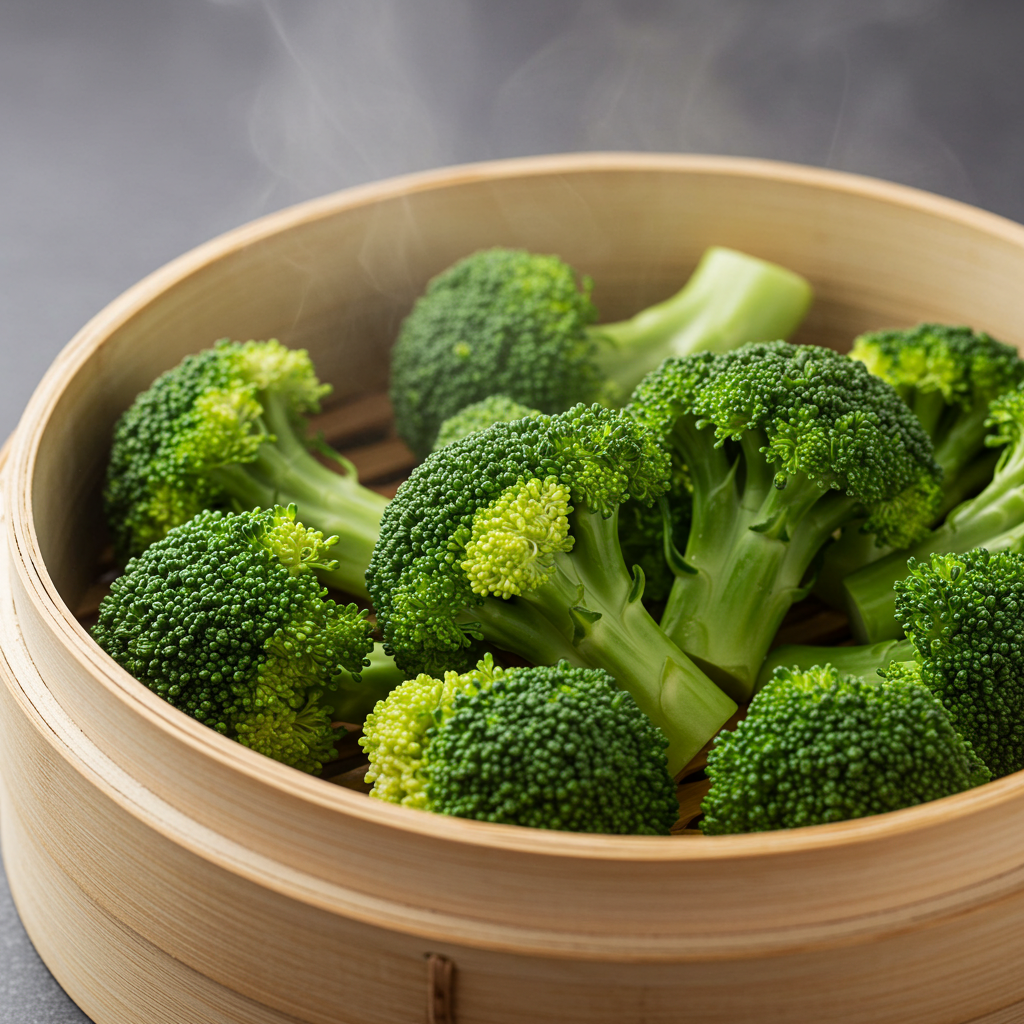 브로콜리 찜 조리법으로 영양소 보존