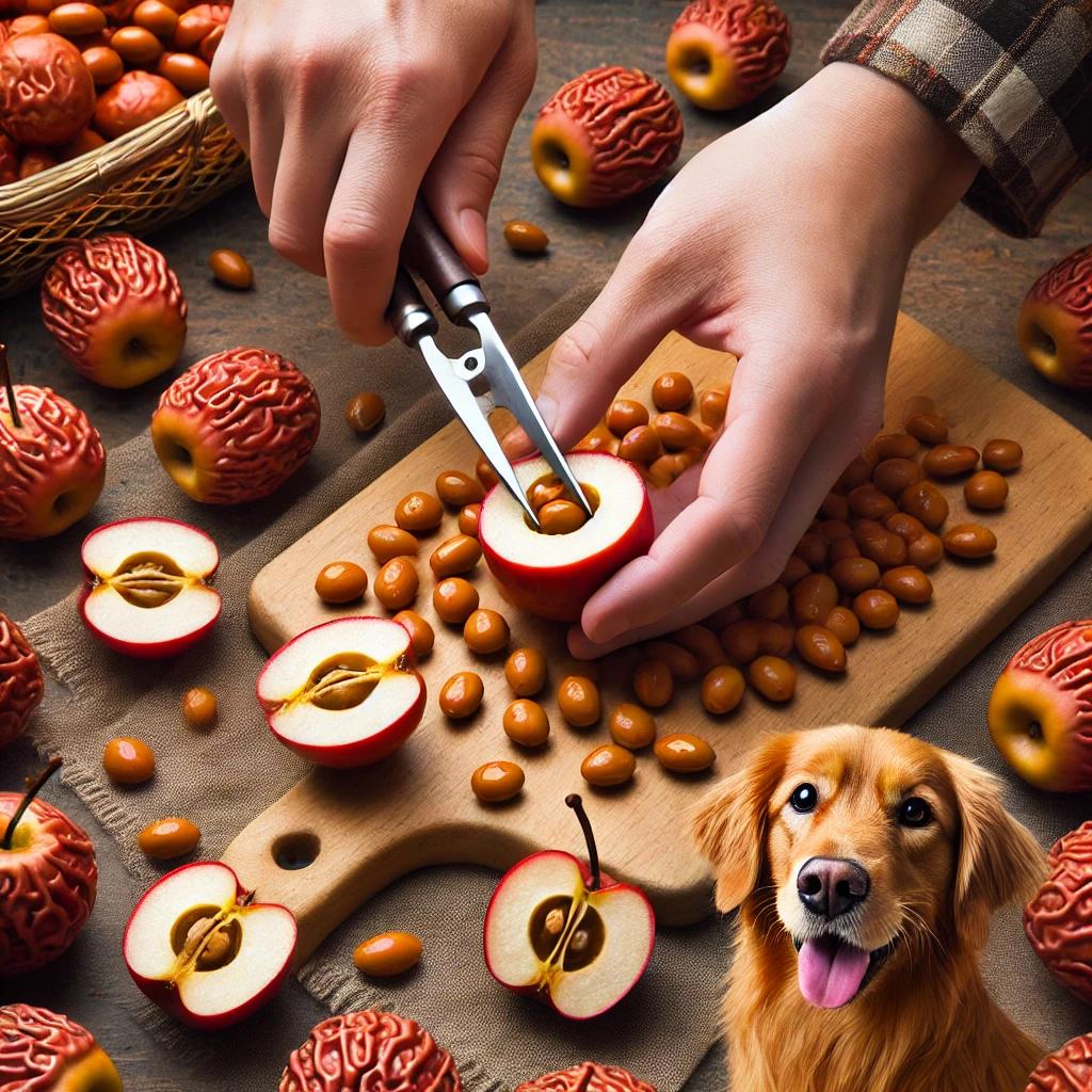 강아지 사과대추 먹어도 될까 주의점 급여량