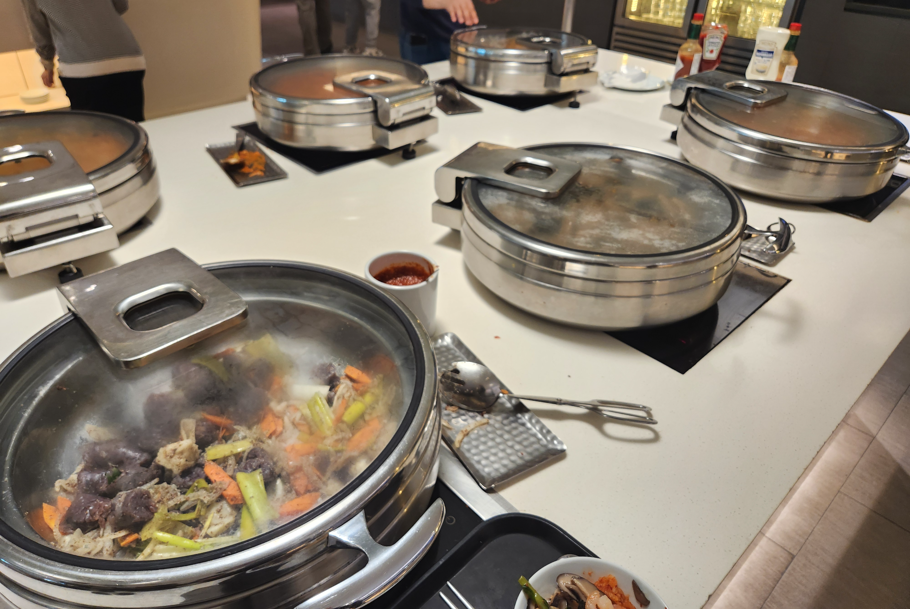 인천공항 대항항공 라운지 한식 메뉴