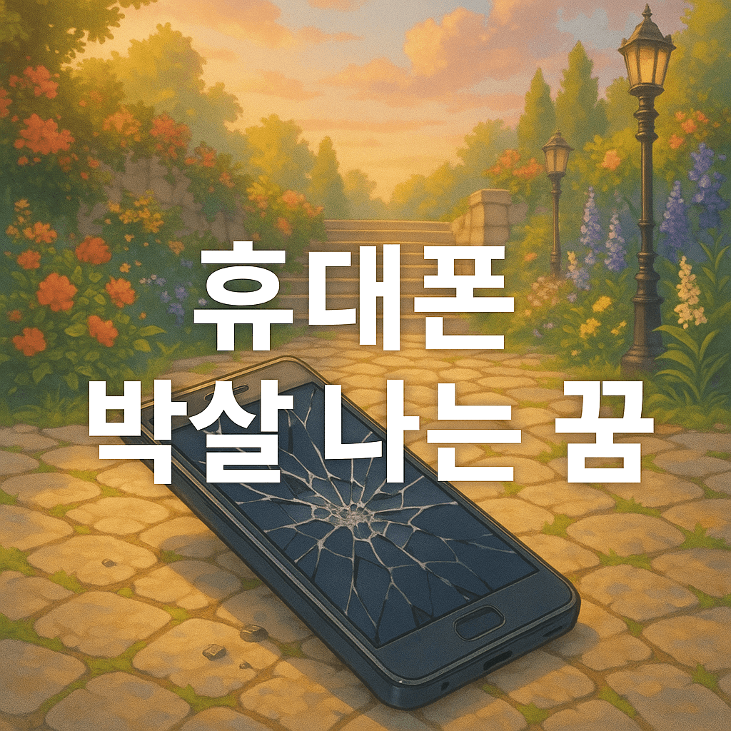 휴대폰 박살 나는 꿈 해몽