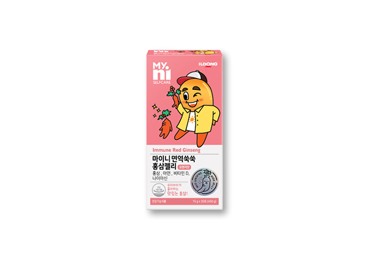 마이니 면역쑥쑥 홍삼젤리 오렌지맛 상품 이미지