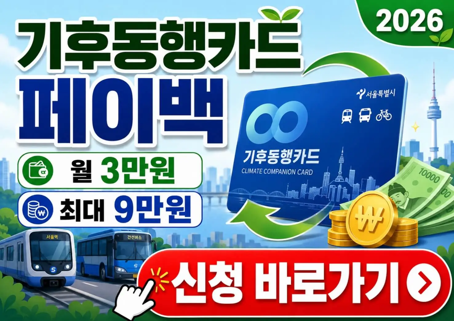 기후동행카드 페이백 신청