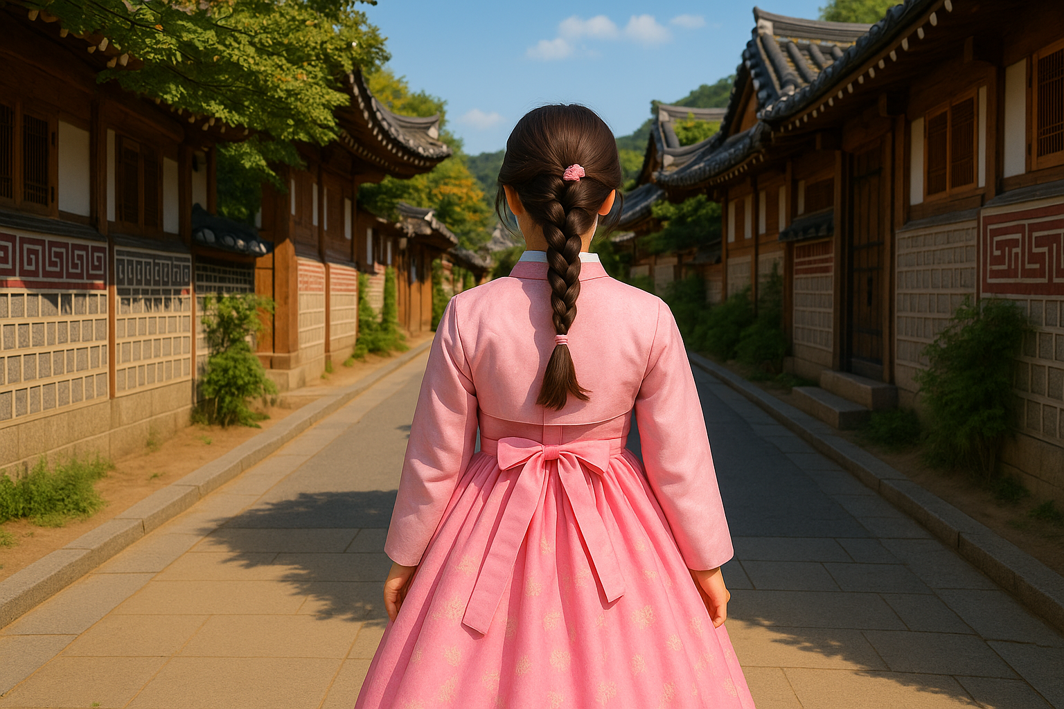 전주 한옥마을 한복 사진