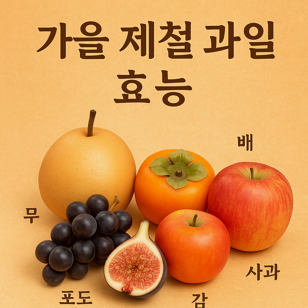 가을 제철과일 효능