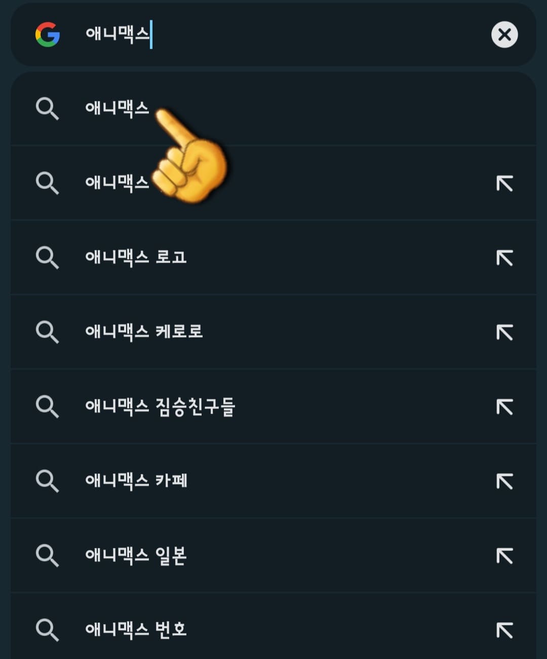 애니맥스-편성표-바로가기-다음,-네이버,-구글에서-애니맥스-입력하고-검색하기