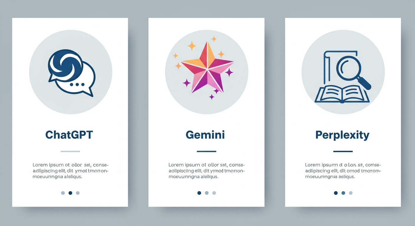 한눈에 보는 AI 챗봇 3대장