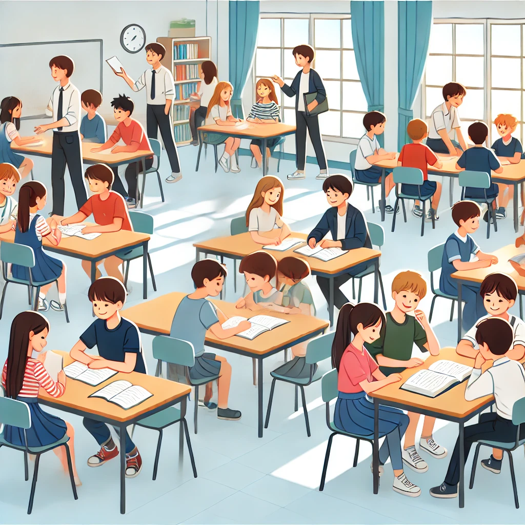 서로 도와주고 자제시켜주는 파이팅 쌤의 자리 배치